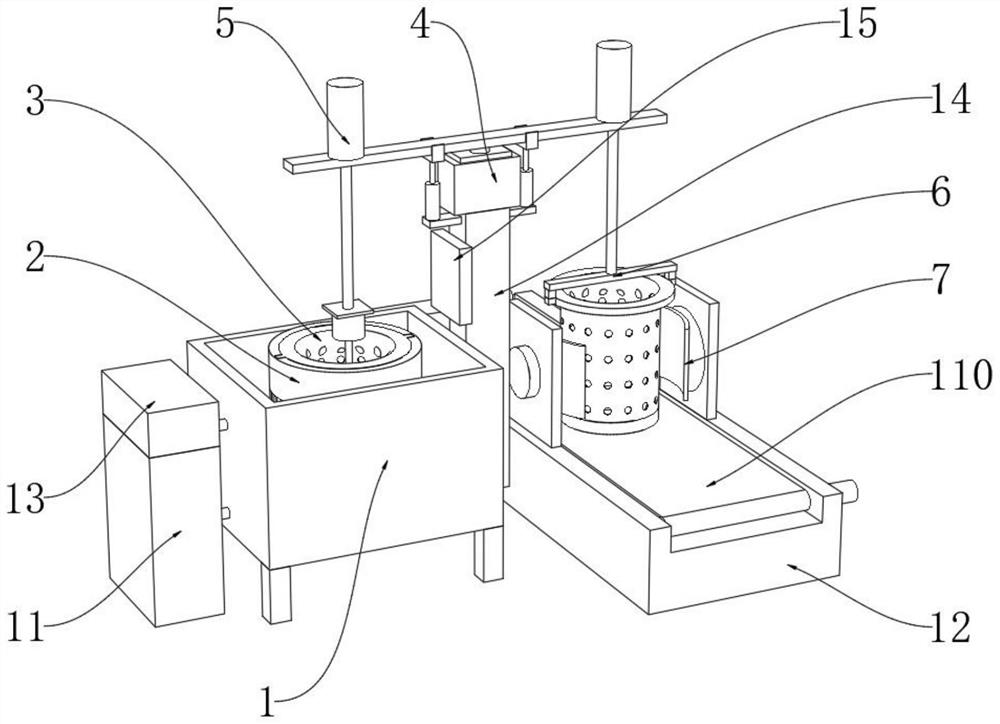 Drum-type water bath cleaning machine for scrap iron barrel treatment line