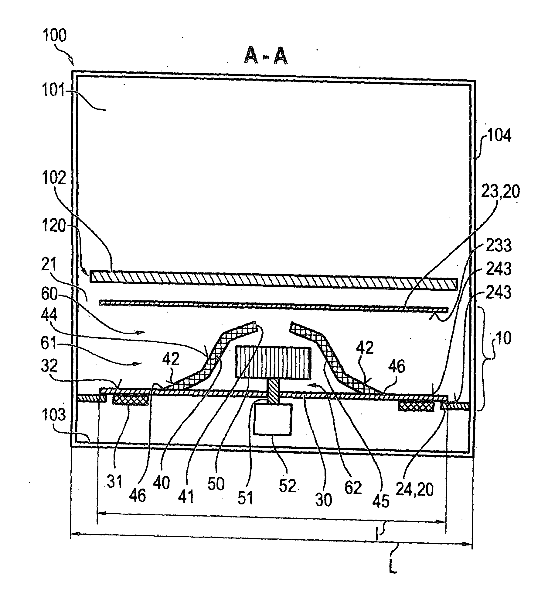 Heater for an incubator for infants and incubator for infants