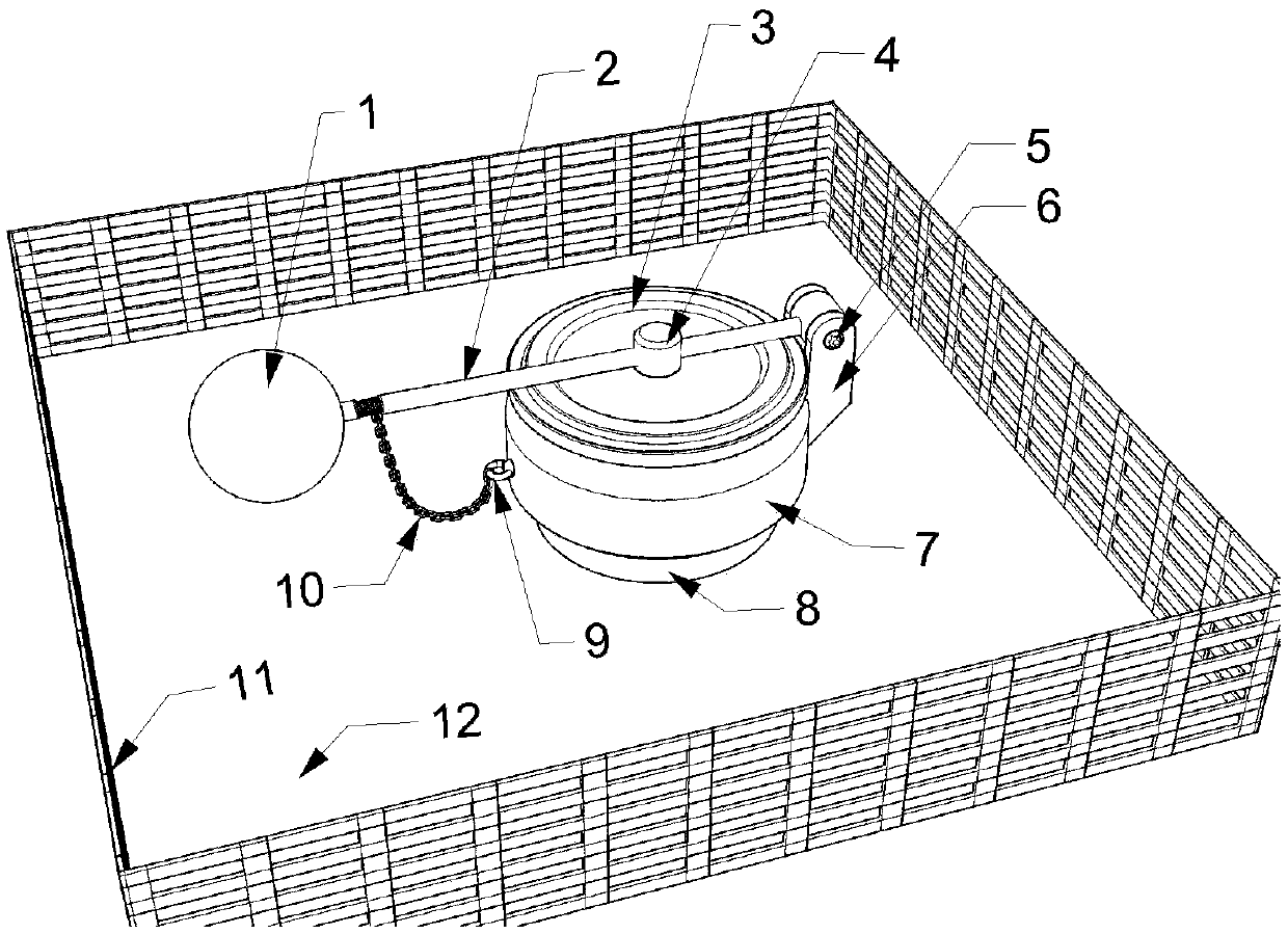Fully-sealed volatilization prevention device for emergency drainage pipe of floating roof and method