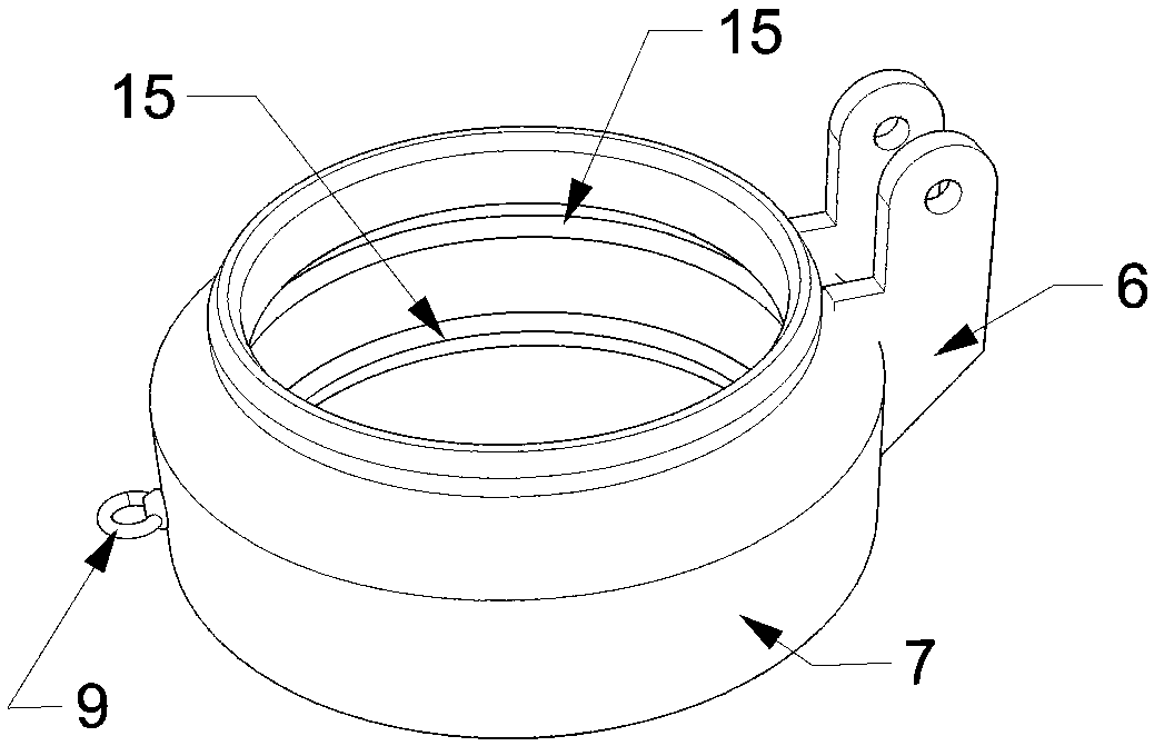 Fully-sealed volatilization prevention device for emergency drainage pipe of floating roof and method
