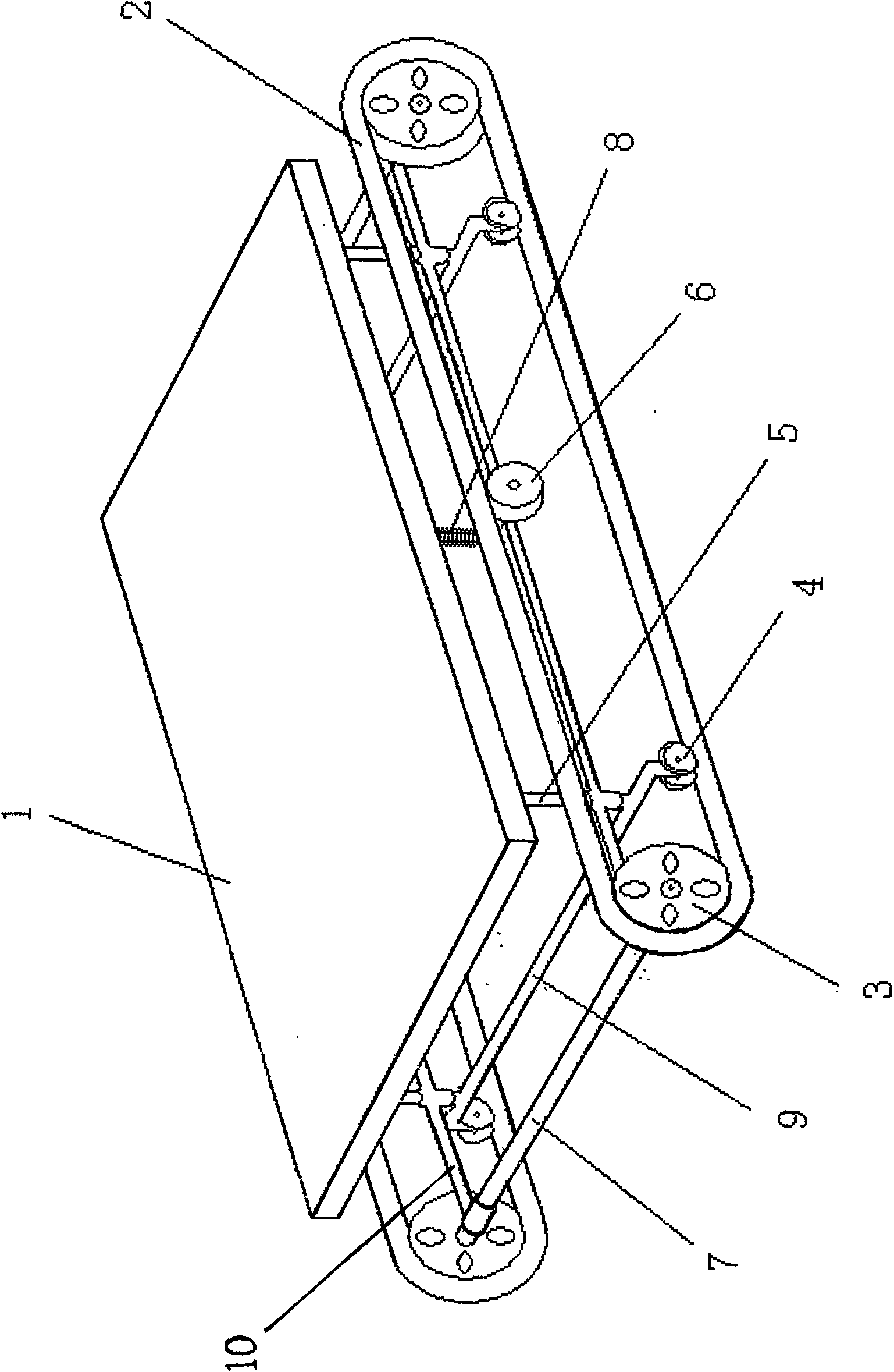 Integral self-orbit locomotive for movie, television, photography and camera shooting