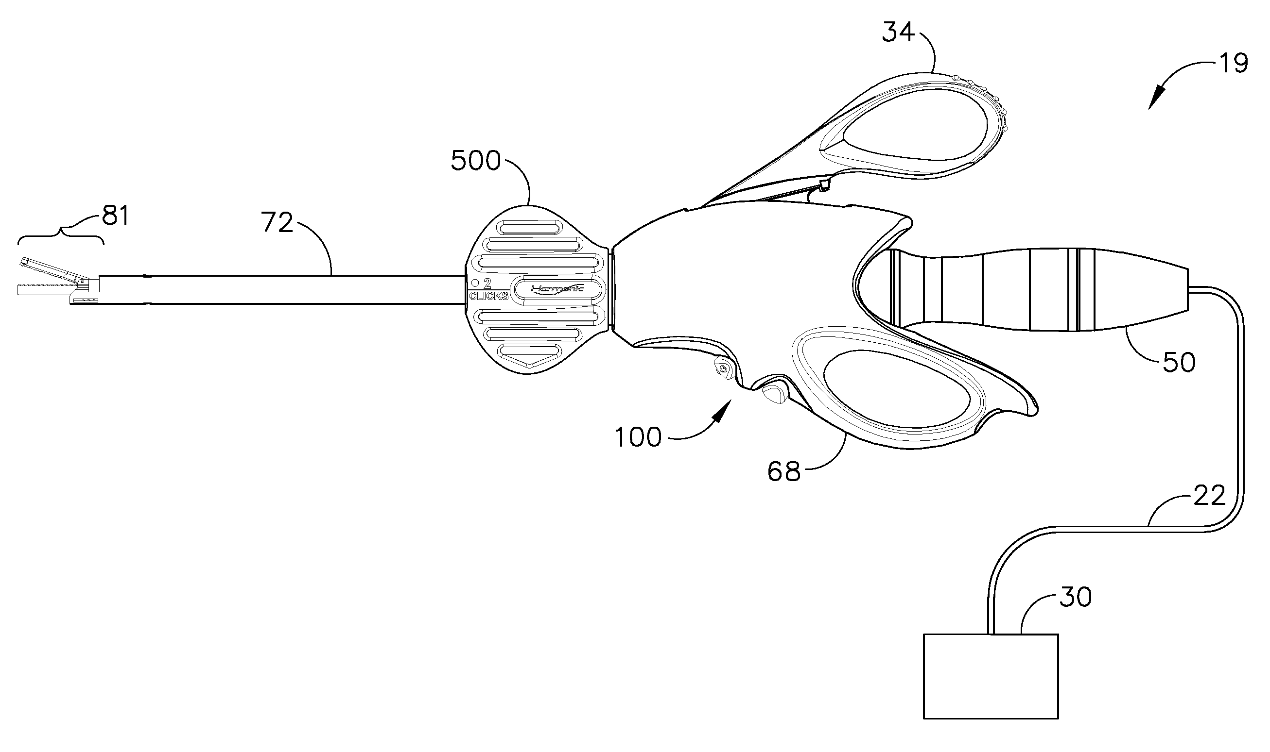 Mechanism for assembly of ultrasonic instrument