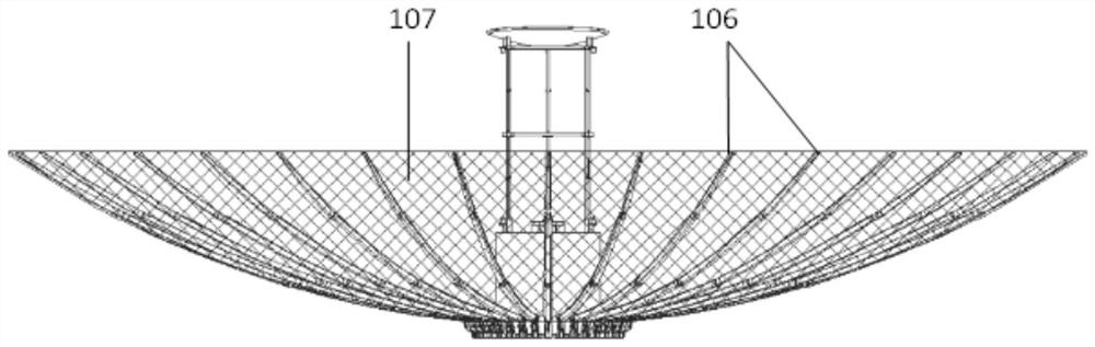 A Spaceborne Cassegrain Umbrella Mesh SAR Antenna