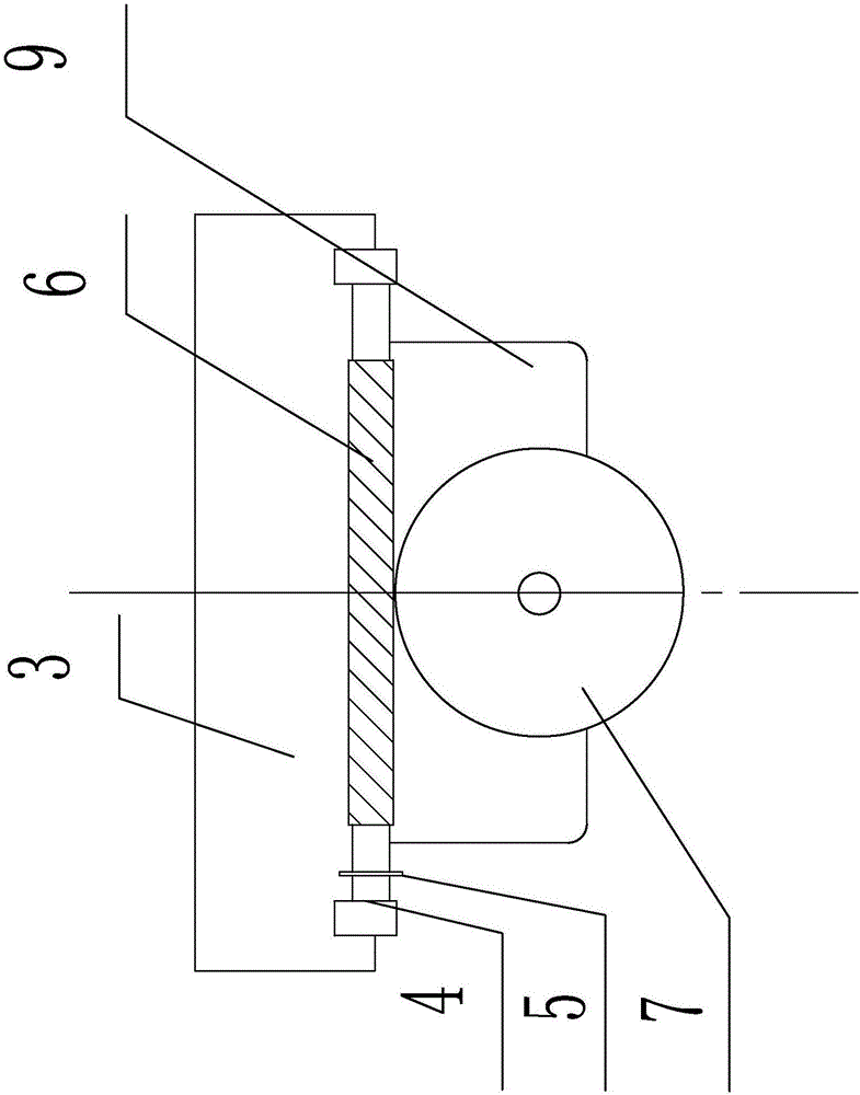 Working rotary table of sponge horizontal cutting machine