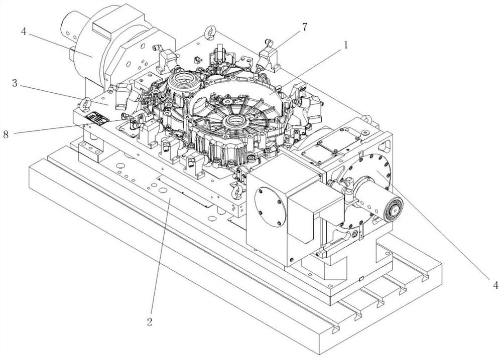 Electric vehicle retarder shell body machining technology method