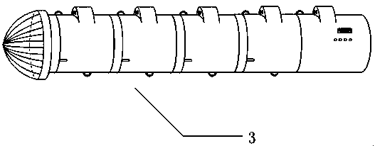 Combined type portable hydroelectric power generation device