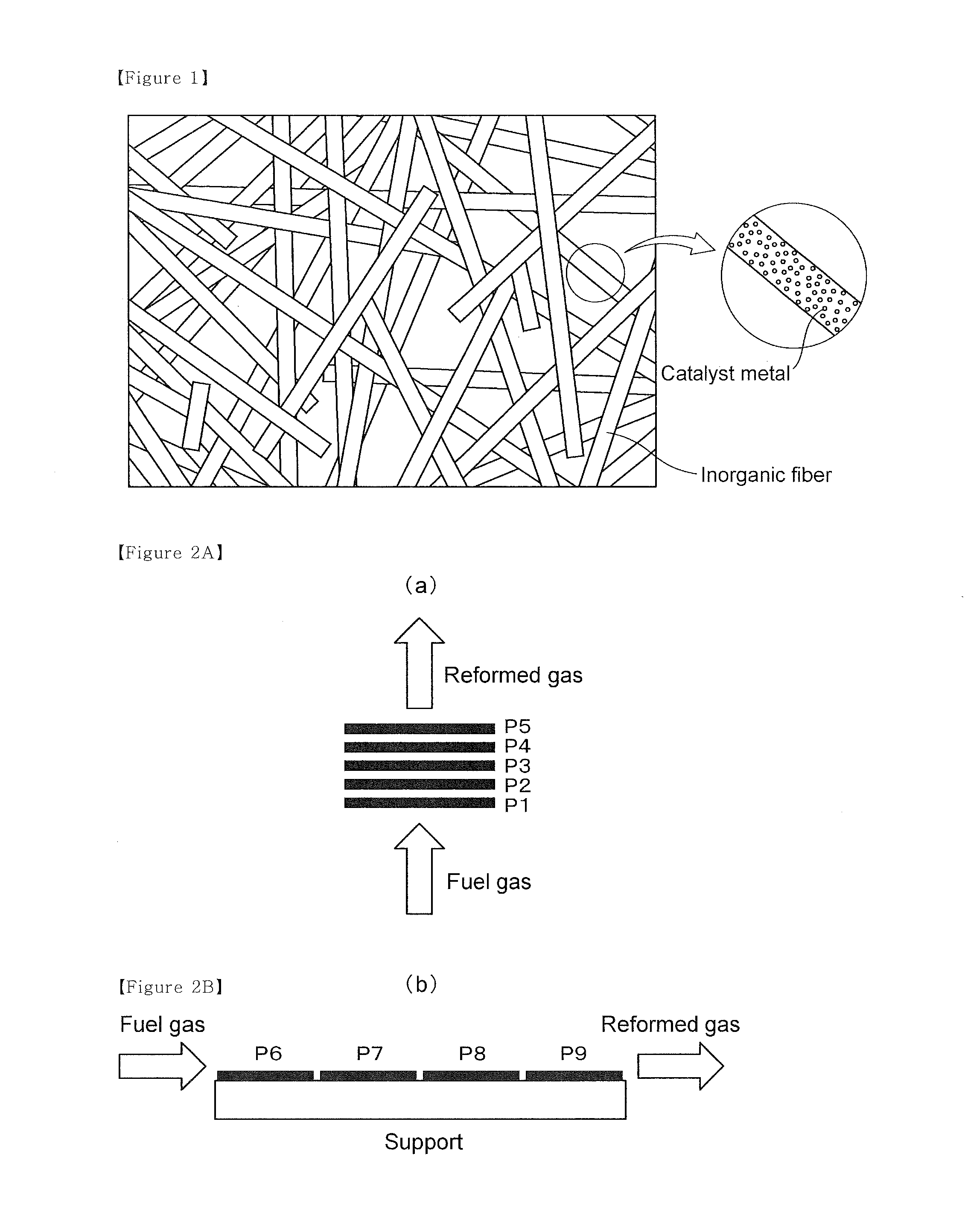 Paper-structured catalyst, paper-structured catalyst array body, and solid oxide fuel cell provided with paper-structured catalyst or paper-structured catalyst array body