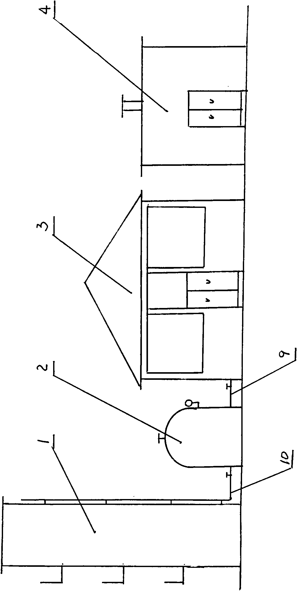 Methane station for intensive gas supply