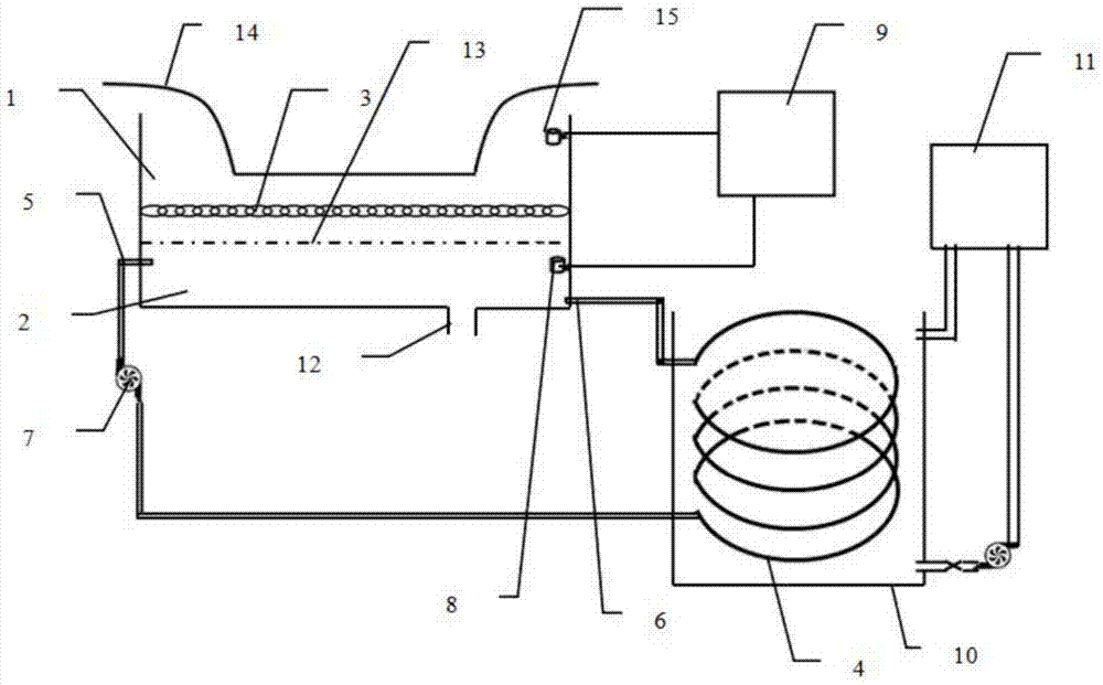 Boiling-oil prevention type oil-water separation fryer and using method thereof