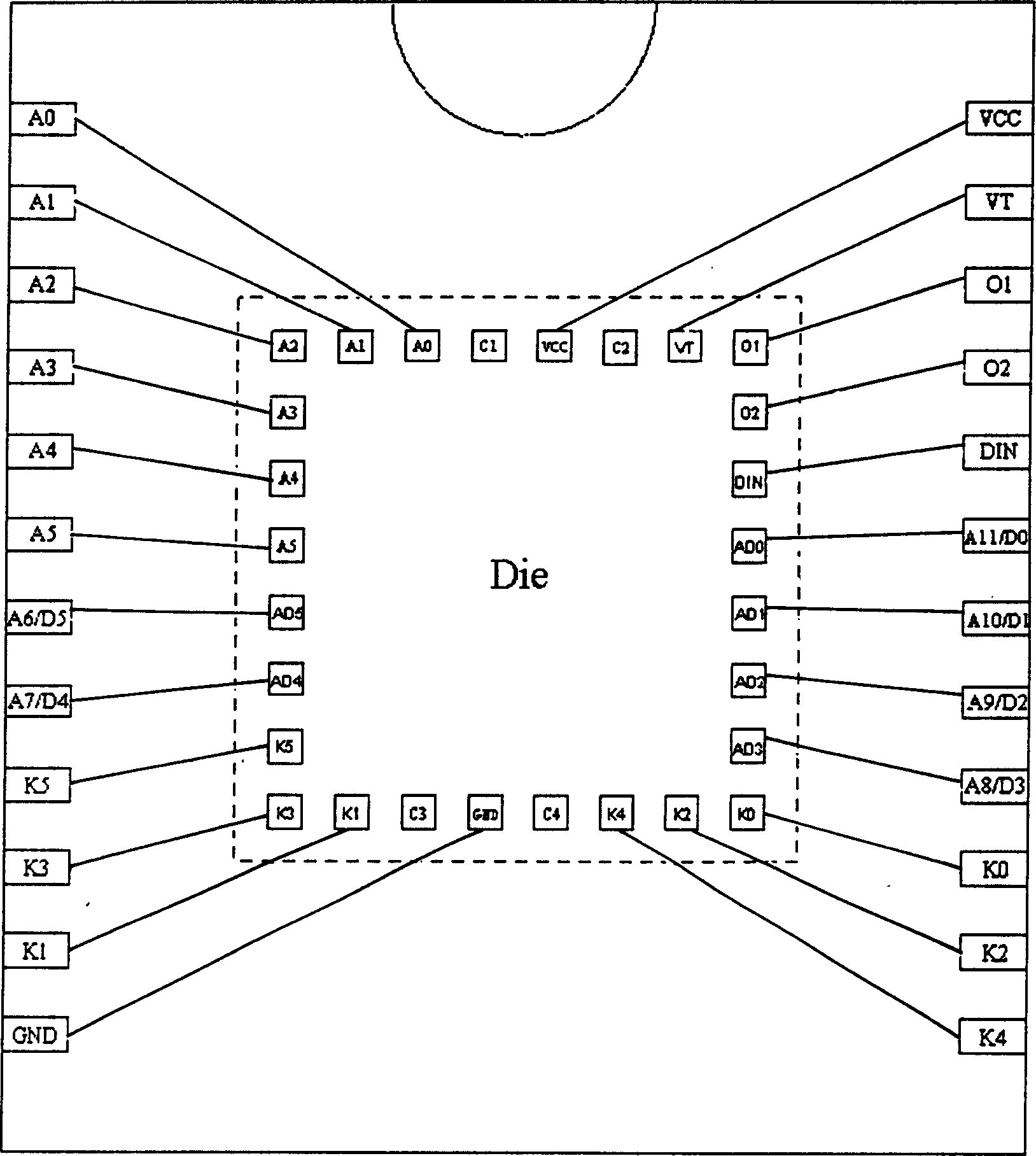 Decoding chip for remote control switch of electrical appliance