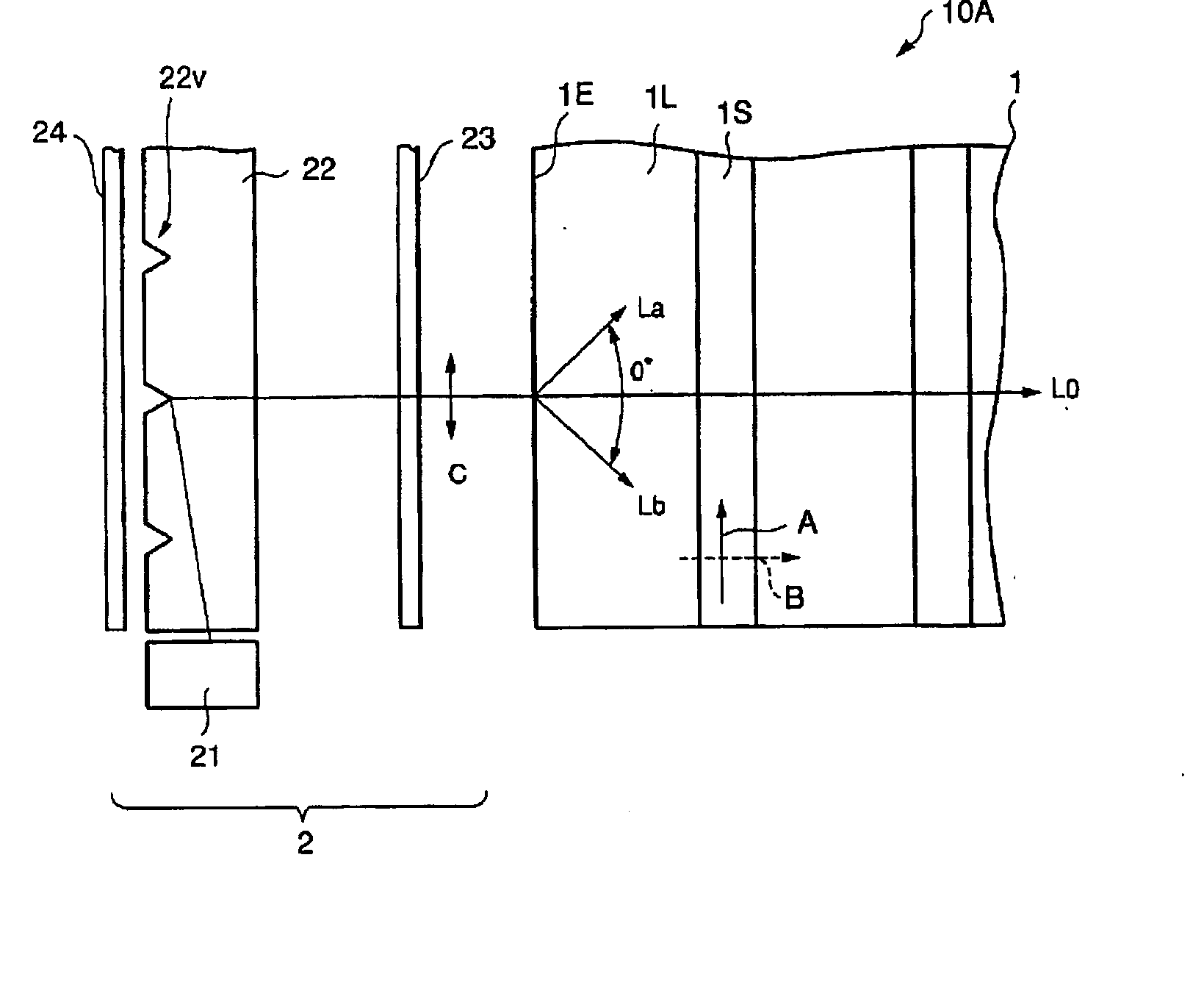 Surface illumination device and display using the same
