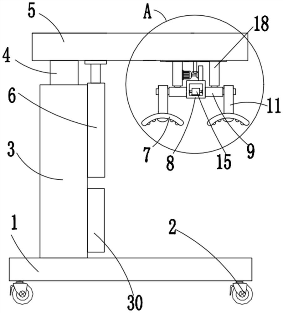 Pregnant woman spawning induction device for obstetrics and gynecology department