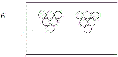 Machine room device with holes capable of automatically cooling and achieving air self circulation