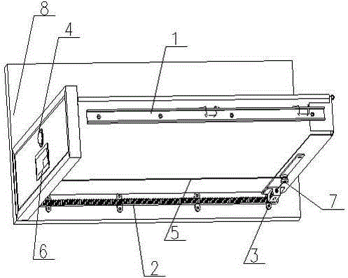 Drawer capable of being locked at any position