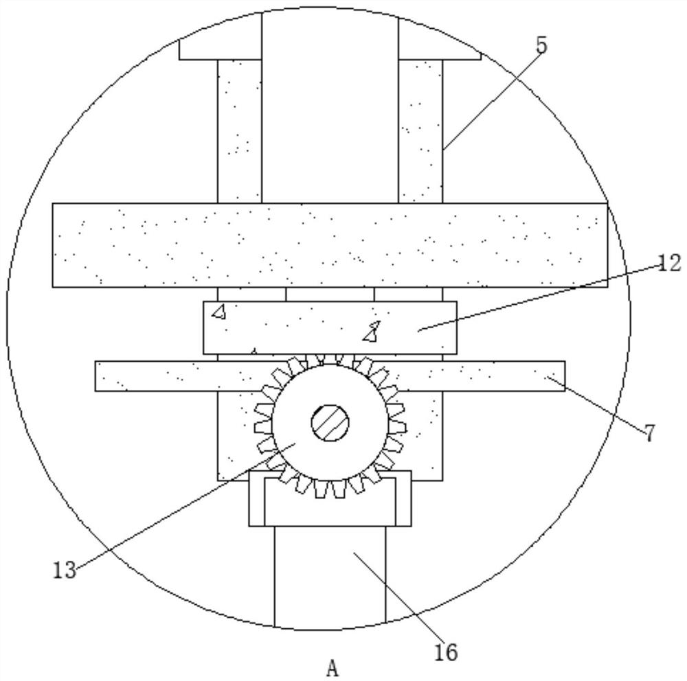 A belt conveyor tension auxiliary adjustment mechanism