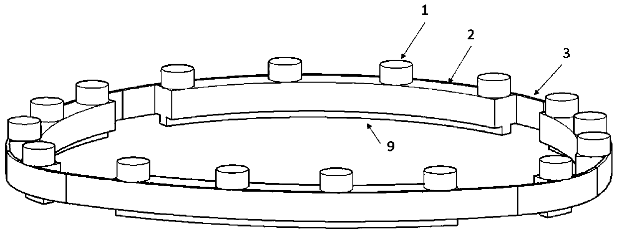 Open type soft rock heading machine forepoling system and application method thereof