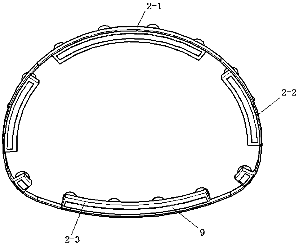 Open type soft rock heading machine forepoling system and application method thereof