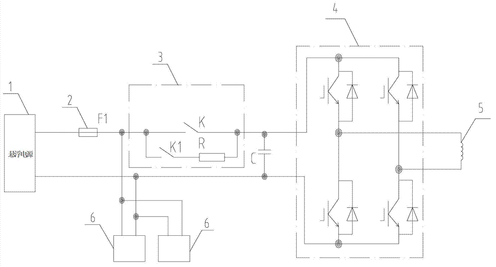 Power supply system used for suspension control system
