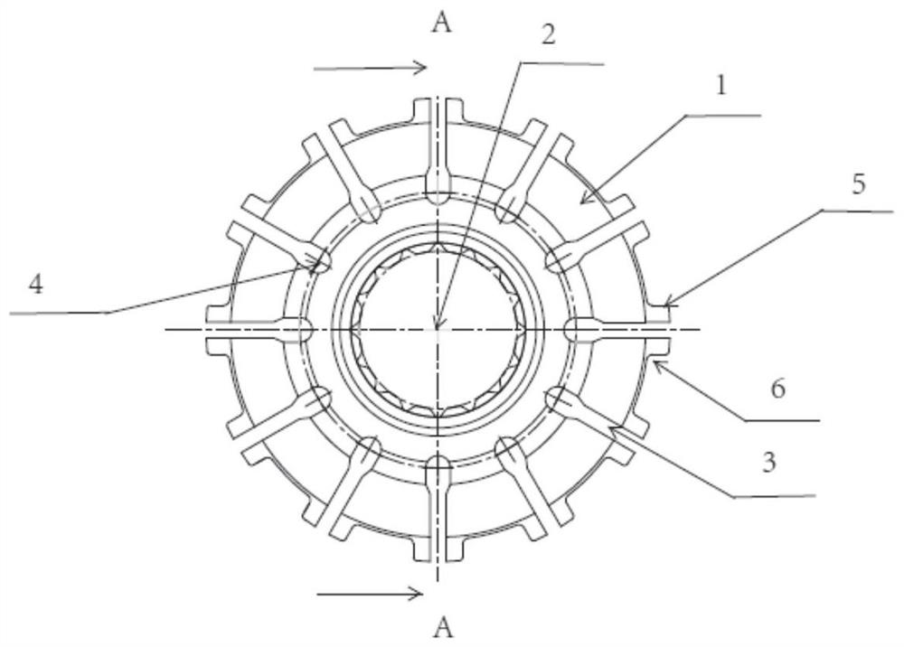 Vane type gearbox oil pump rotor and preparation method thereof