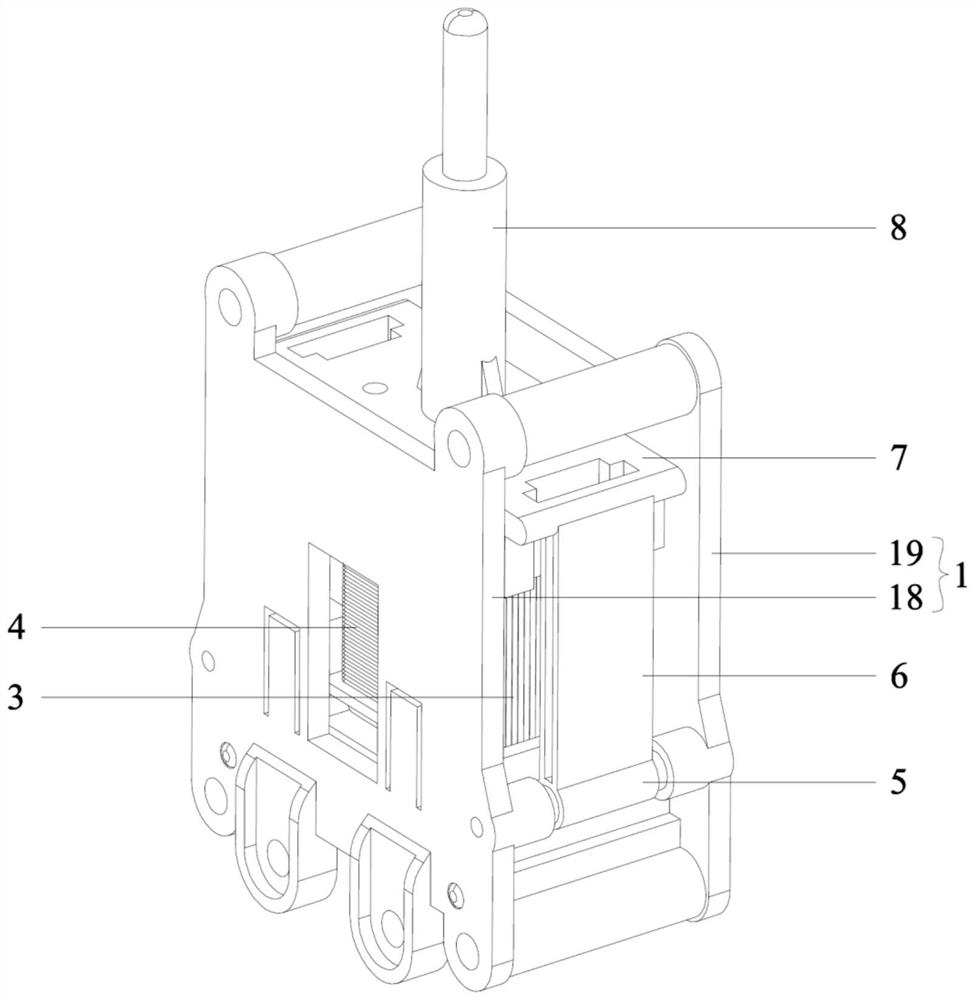 Magnetic suspension swing type motor
