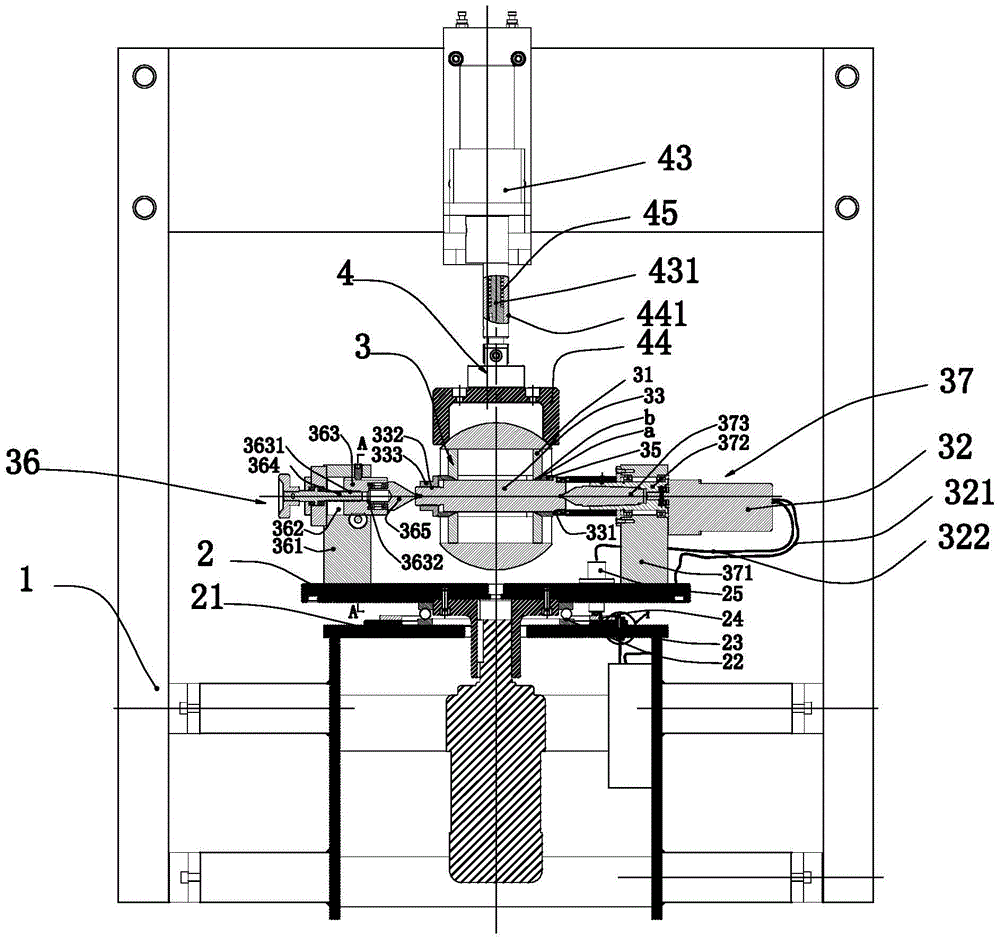 Ball grinding machine with grinding force adjusting function