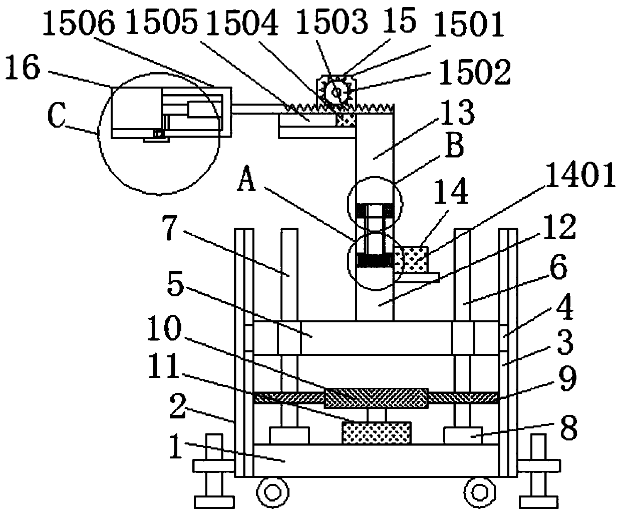 Fruit picking device for fruit and vegetable planting