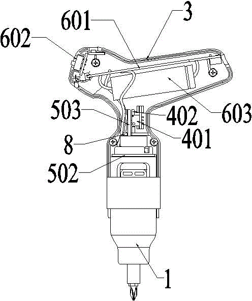 Electric tool triggered by pressure