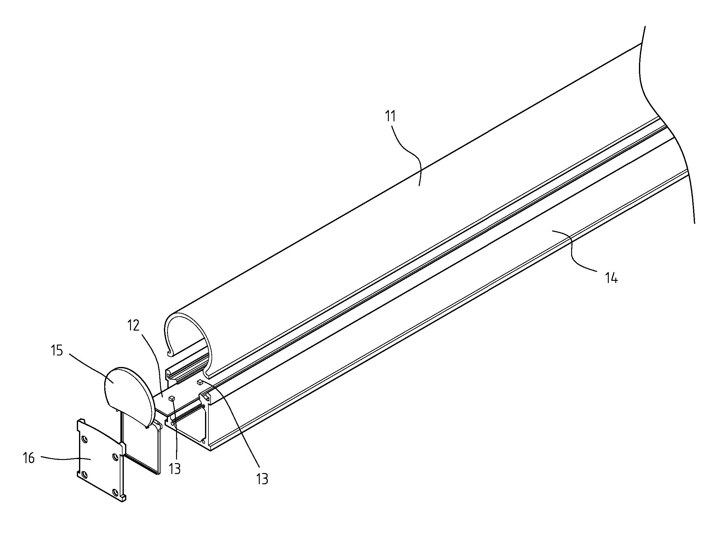 Structure For A High Efficiency And Water-Proof Lighting Device