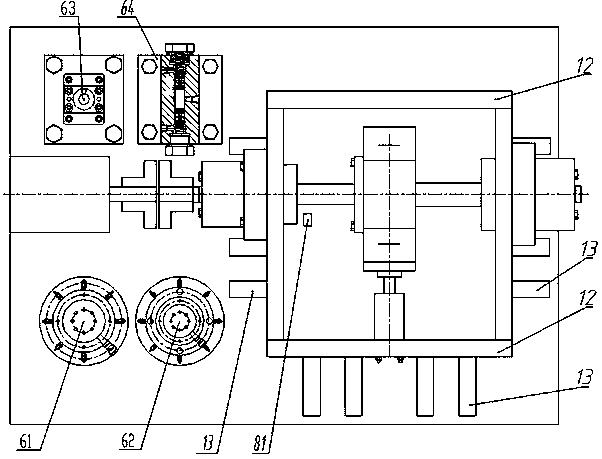 A test device for dynamic and static performance of oil film bearings