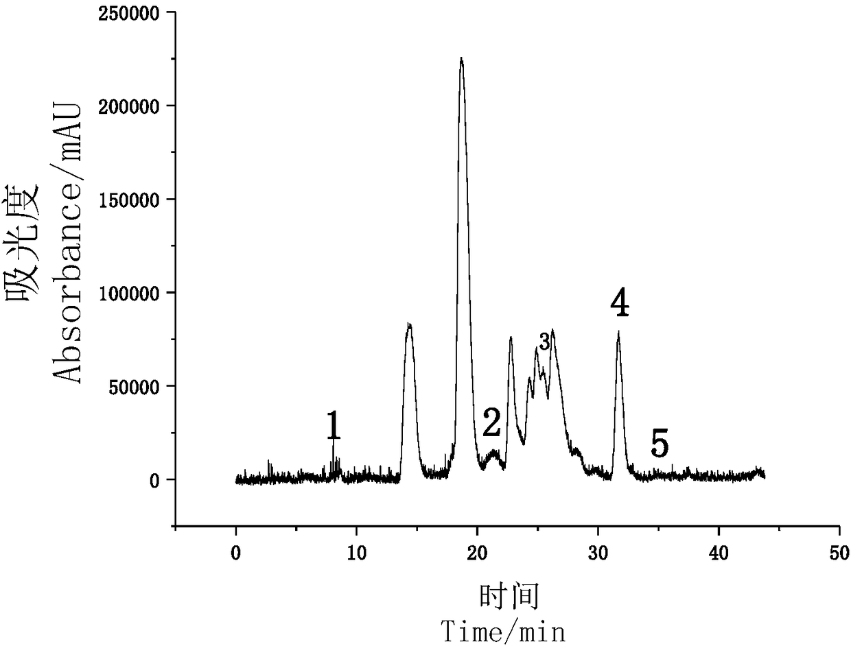Method for preparing tea tree purple bud anthocyanin high-purity products through separation