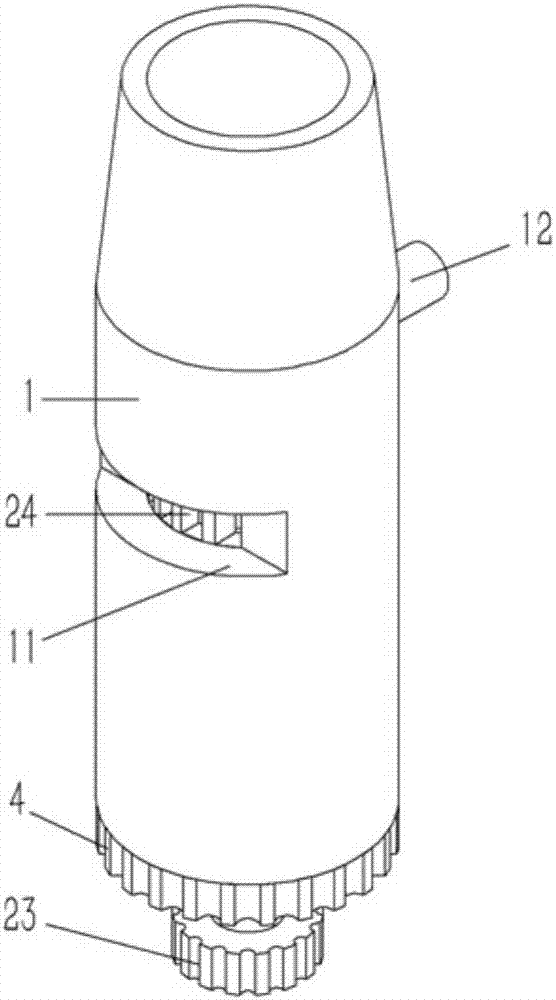 Pressure release nozzle applied to filtering machine