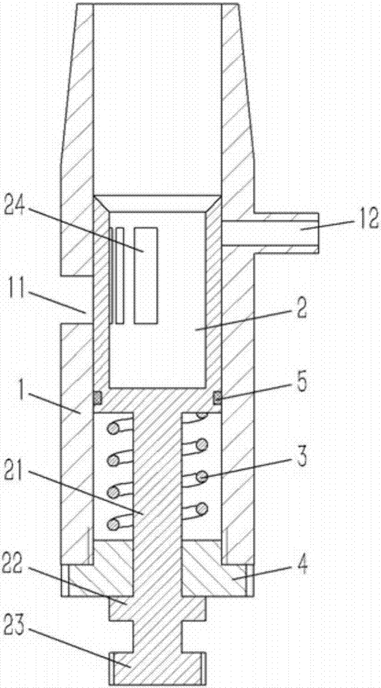 Pressure release nozzle applied to filtering machine