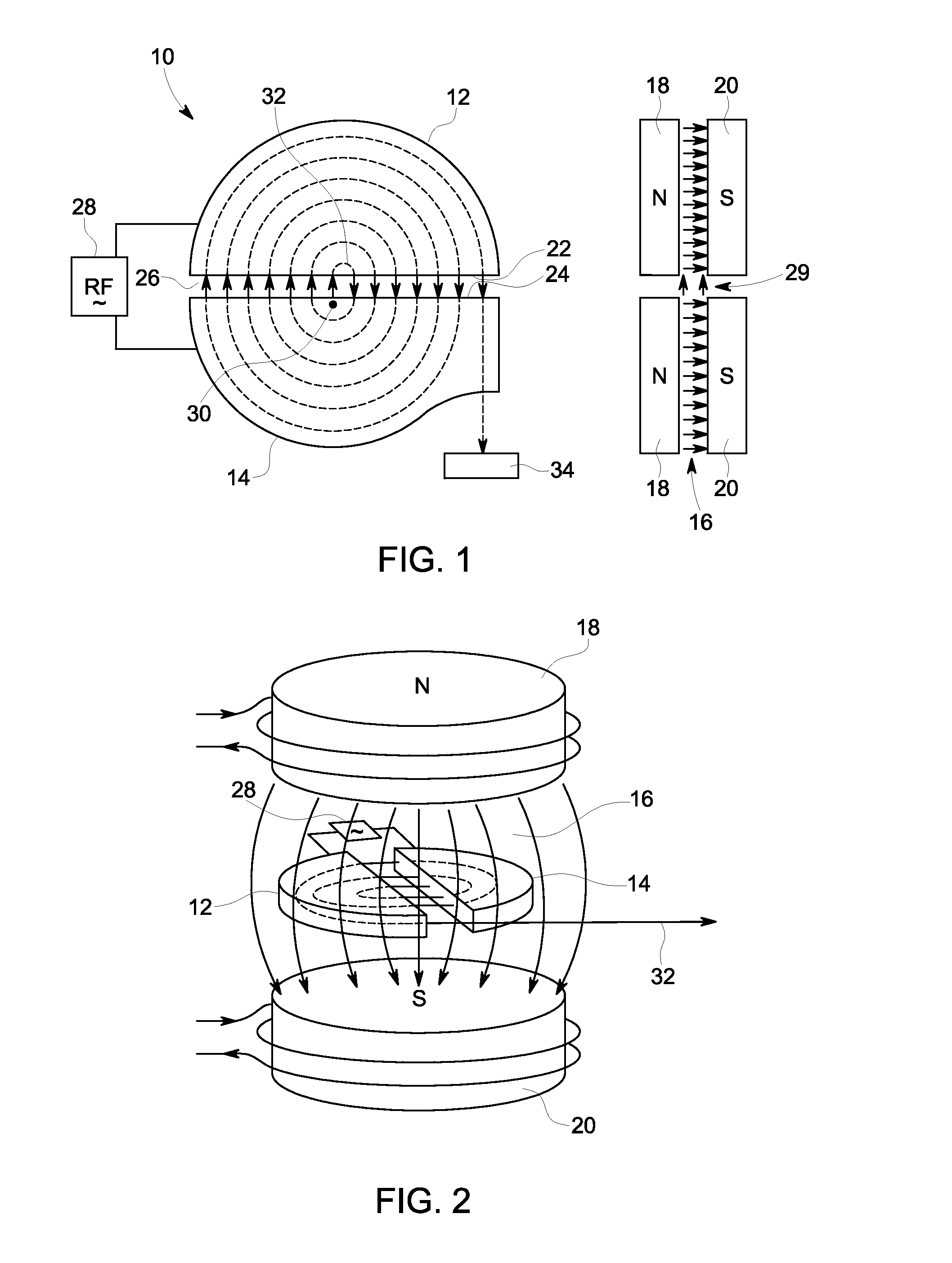 Cyclotron actuator using a shape memory alloy