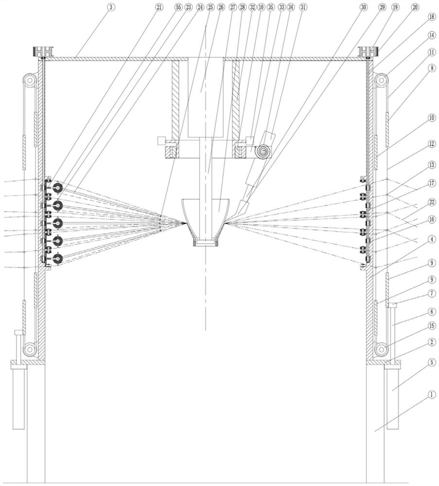 Three-dimensional circular weaving machine