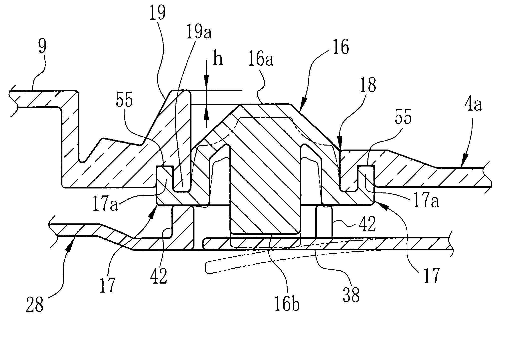 Waterproof type lens-equipped film unit and method of assembling the same