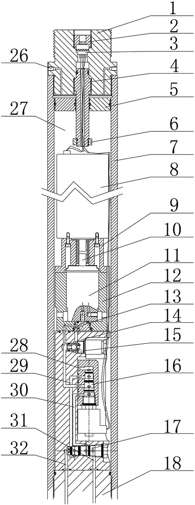 An electro-hydraulic drive setting tool