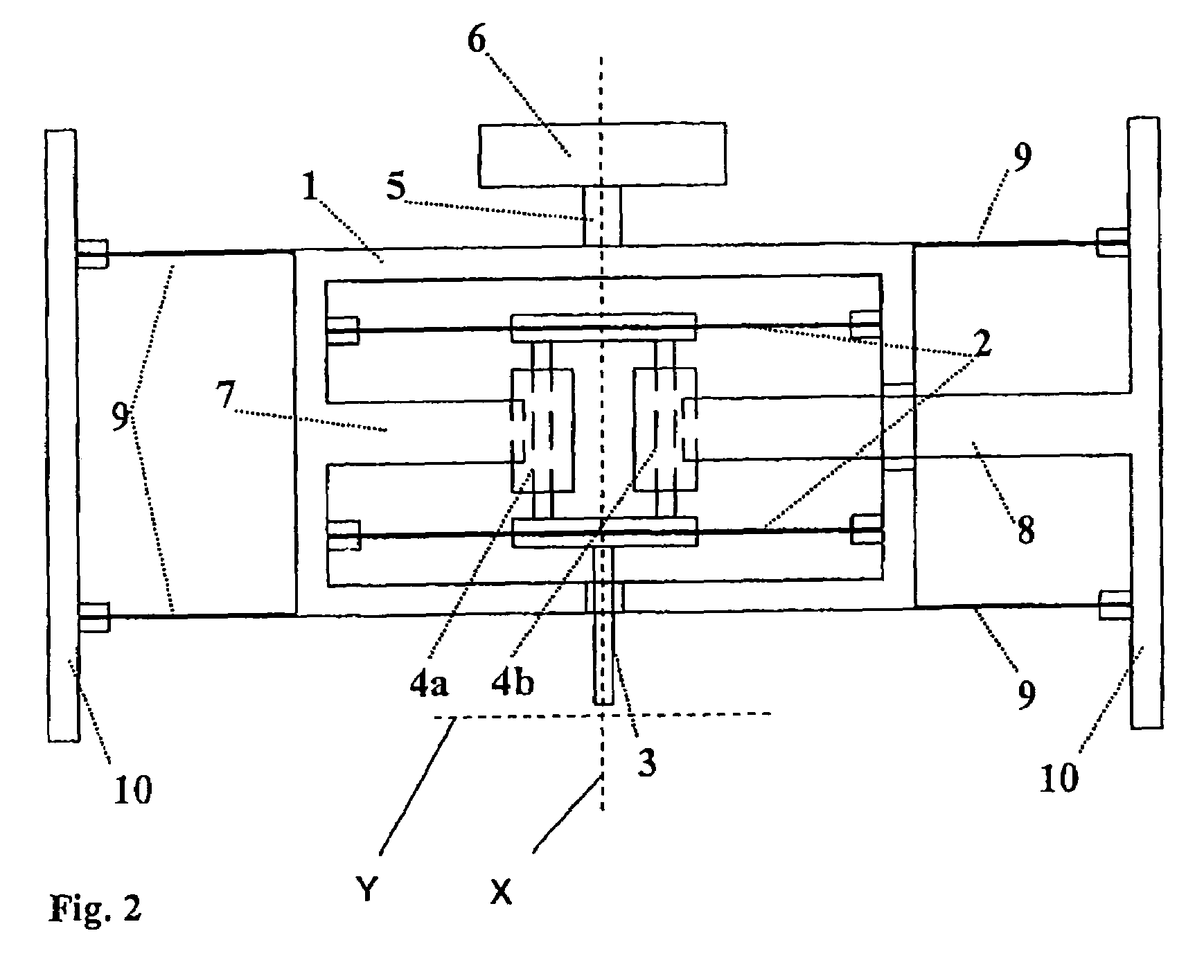 Device for high-precision generation and measurement of forces and displacements