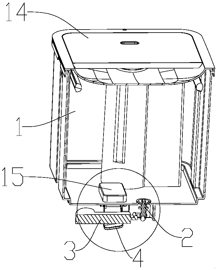 Humidifier water-draining control structure