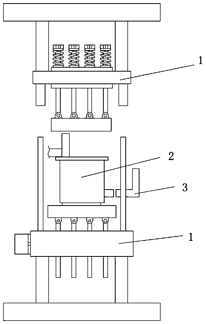 Magnesium-aluminum alloy pressure casting device and deflection component for magnesium-aluminum alloy pressure casting