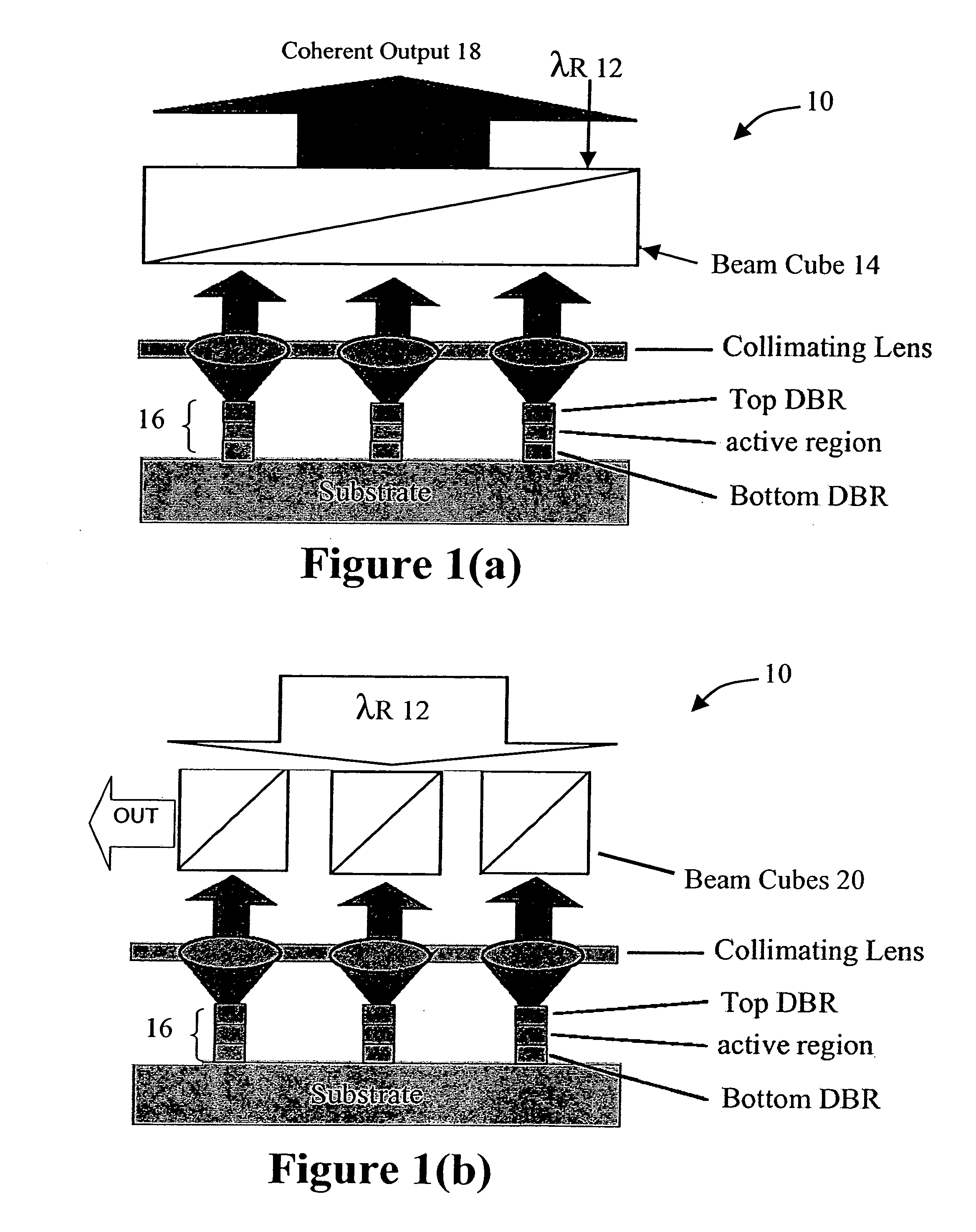 High-power coherent arrays of vertical cavity surface emitting lasers