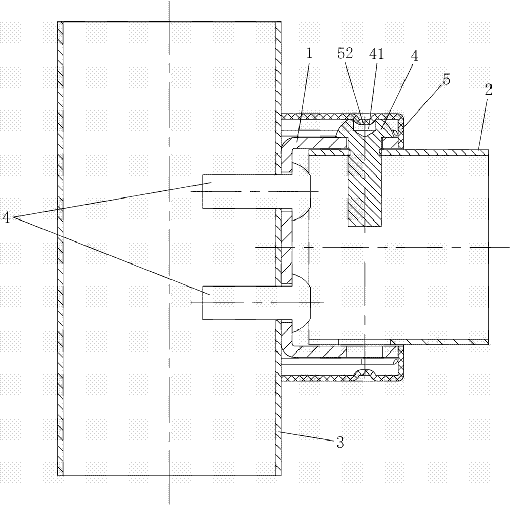 Pipe material connecting accessories