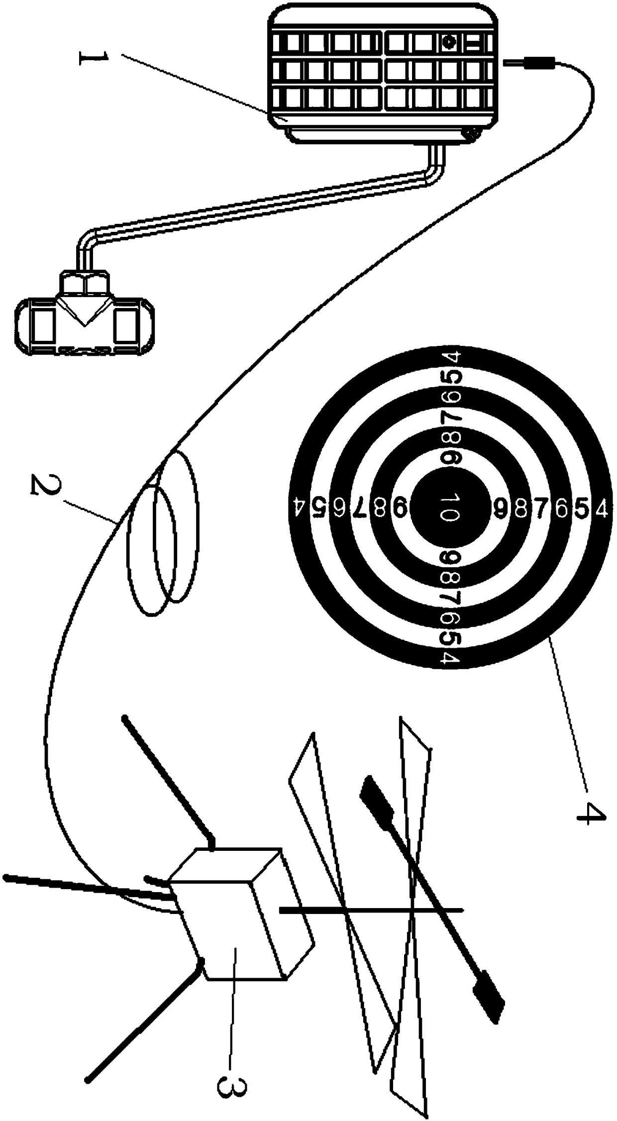 Hand generator aircraft as well as steering method and rotation correcting method