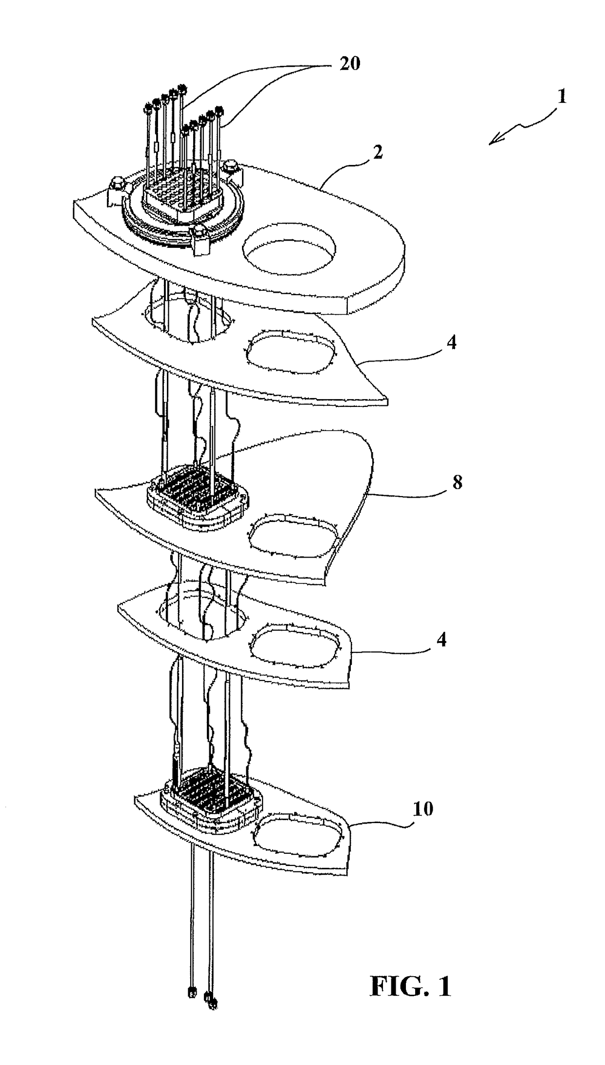 Constant impedance connector system for quantum computer applications