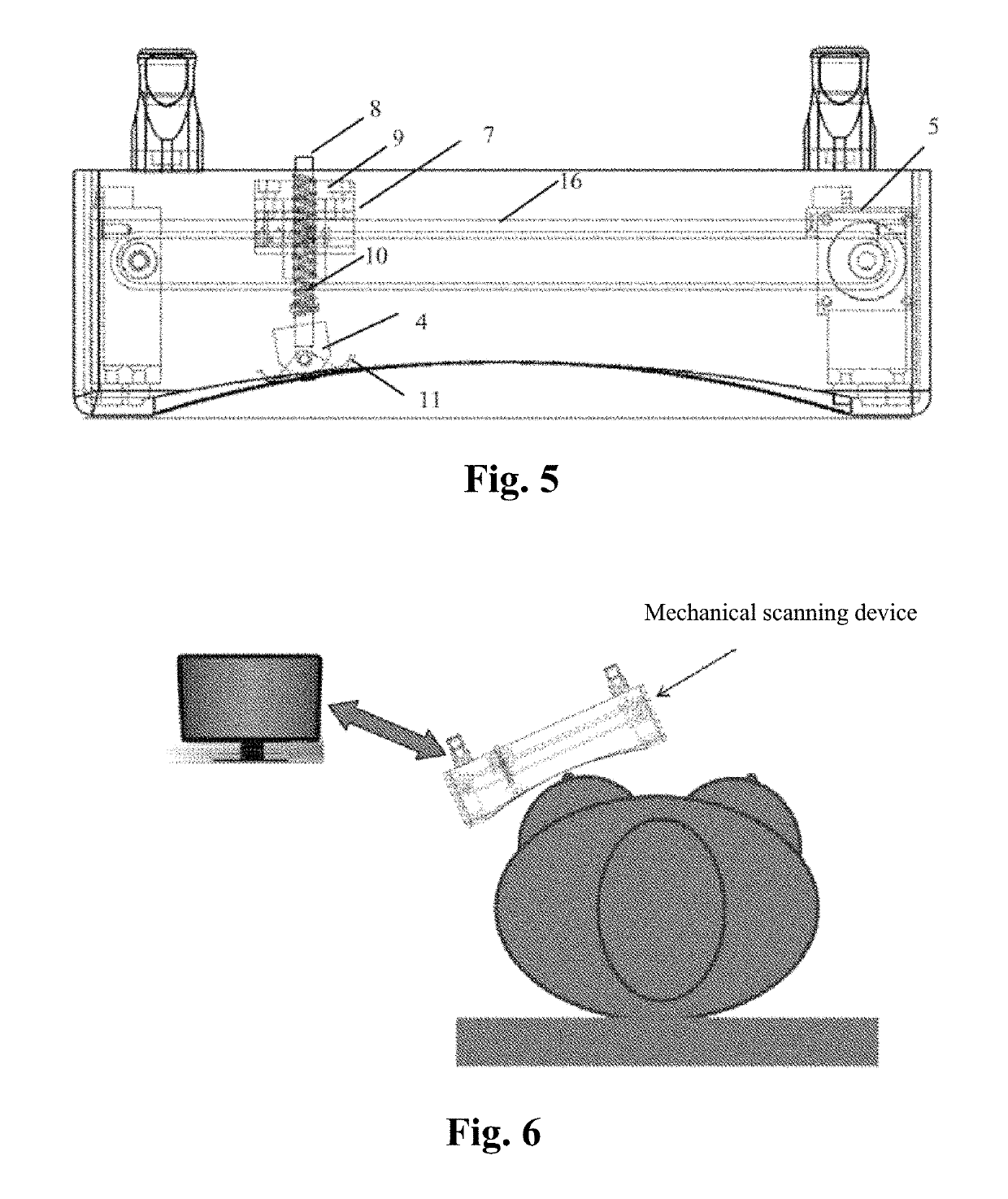 Fully automatic ultrasonic scanner and scan detection method