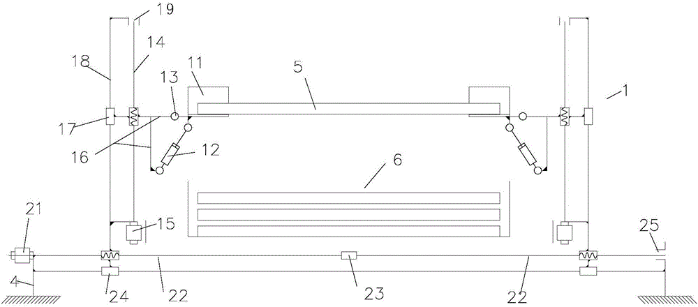 Full-automatic profile stacking equipment and method