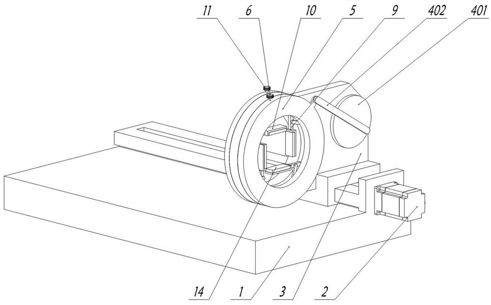 Surface reciprocating type polishing machining device for hydraulic accessory production