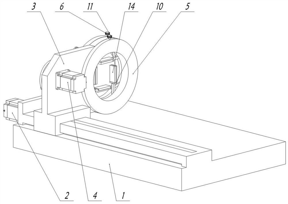 Surface reciprocating type polishing machining device for hydraulic accessory production