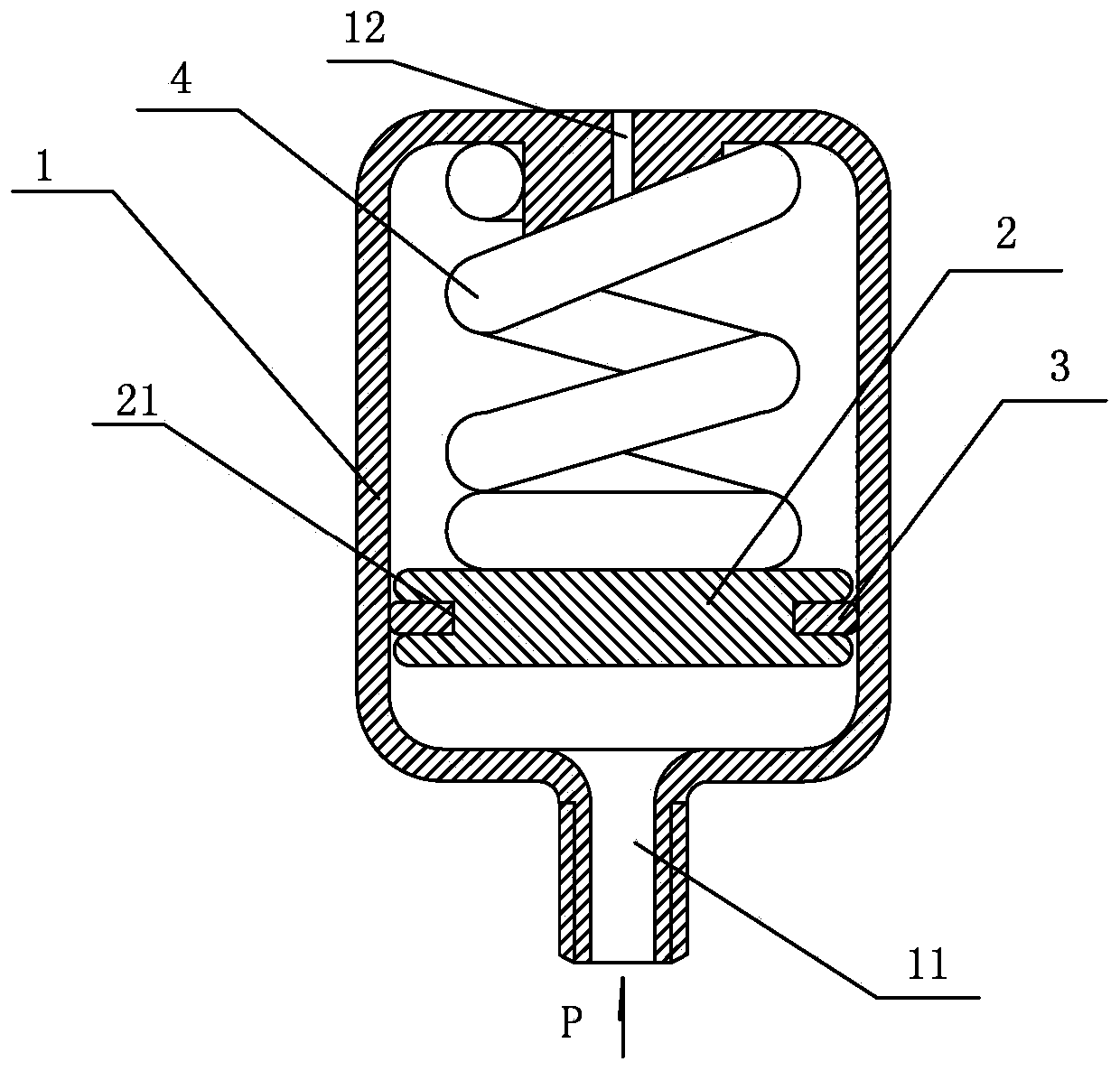 Novel pressure tank