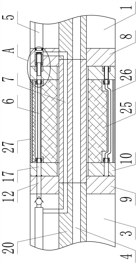 An intravenous injection simulation teaching device