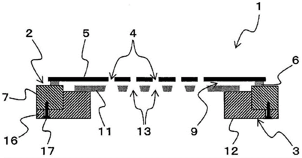 Film-forming mask and touch panel substrate